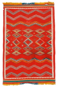 Navajo Germantown Rug, circa 1900, 4'4'' x 6'5''