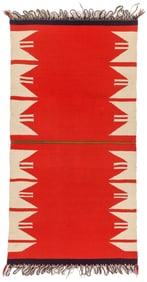 Navajo Germantown Sampler, 1910-1920, 1'6'' x 2'11''