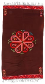 Late Classic Saltillo Sarape, ca. 1850-1870, 4'4'' x 7'8''