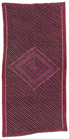 Classic Saltillo Sarape, c. 1800-1825, 4'2'' x 8'4'