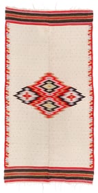 Saltillo Serape, circa 1900, 3'3 x 6'4