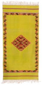 Saltillo Serape, circa 1880, 3'1 x 6'5
