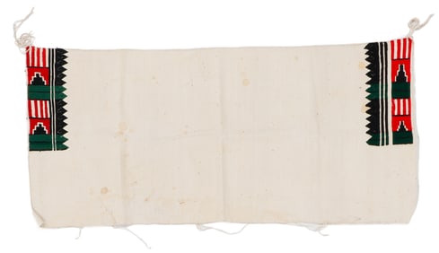 Pueblo Embroidered Dance Kilt, Mid 20th C.