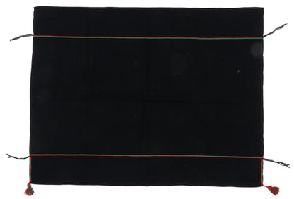 Unusual Hispanic Loom Woven Pueblo Manta, Early 20th C.