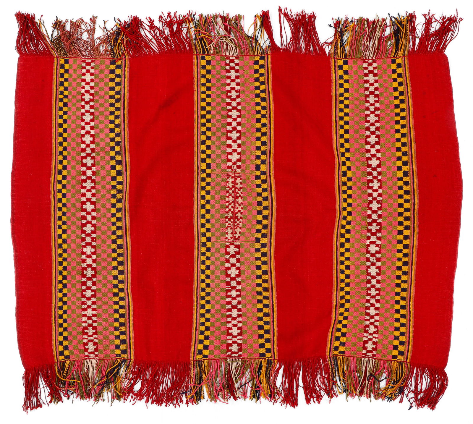 Pampas Mapuche Ceremonial Poncho, Rio Negro, Argentina, 20th C. (1 of 4)