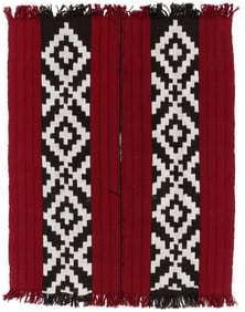 Mapuche Macun Poncho, Rio Negro, Argentina, 20th C.