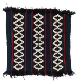 Mapuche Macun Poncho, Chile or Argentina, 20th C.
