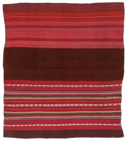 Aymara Woman's Aksu Matrimonial Dress, Bolivar, Prov. of Arque, Dept. of Cochabamba, Early/Mid 19th