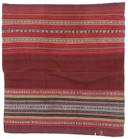 Aymara Woman's Aksu Matrimonial Dress, Prov. of Arque, Dept. of Cochabamba, Early/Mid 19th C.