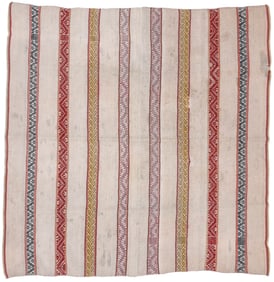 Rare Quechua Men's Small Ceremonial Mantle, c. 18th-19th C.