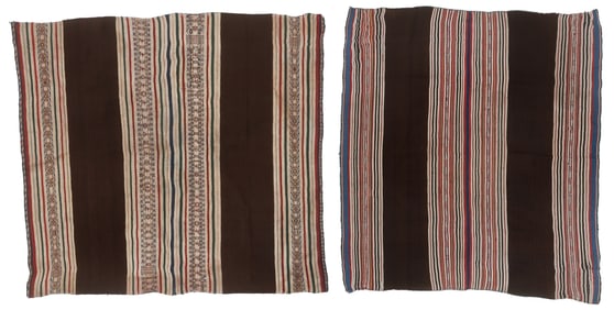 Two Aymara Ahuayo Mantles, Calamarca and Ingavi, Dept. of La Paz, c. 19th C.