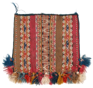 Alpaca and Vicuna Chuspa Coca Bag, Bolivar Region, Dept. of Cochabamba, Late 18th/Early 19th C.