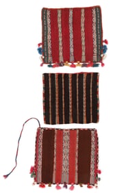 Inca and Aymara Chuspa Coca Bags (3), 1400-1550 CE and 19th C.