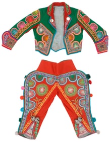 Aymara Man's Ch'uta Dance Costume, Mid 20th C.