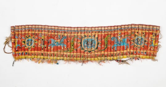 Aymara Chicana Feather Mosaic, Lake Titicaca Region, Dept. of La Paz, 19th C.