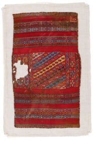Late Nazca Culture Tari or Incuna Cloth, South Coast, Peru