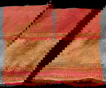 Ancon/Lima Culture Men's Ceremonial Tunic, Central Coast, c. 1100-1500 CE