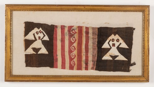 Chancay Culture Belt Fragment, Central Coast, Peru, 1200-1550 CE