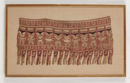 Chancay Culture Loincloth Frontal, Central Coast, Peru, 1200-1550 CE