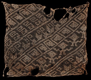 Chancay Culture Gauze Head Scarf, Central Coast, Peru, c. 1200-1550 CE