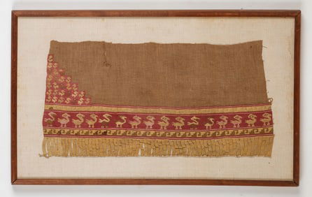 Chancay Culture Mantle Section, Central Coast, c. 1200-1550 CE.