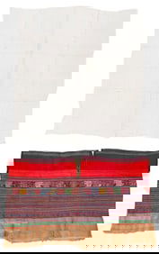 Two Embroidered Huipils, Comalapa and Coban, Guatemala, Mid 20th C.