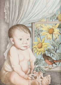 Maurice Sendak (American, 1928-2012) Original Watercolor Drawing