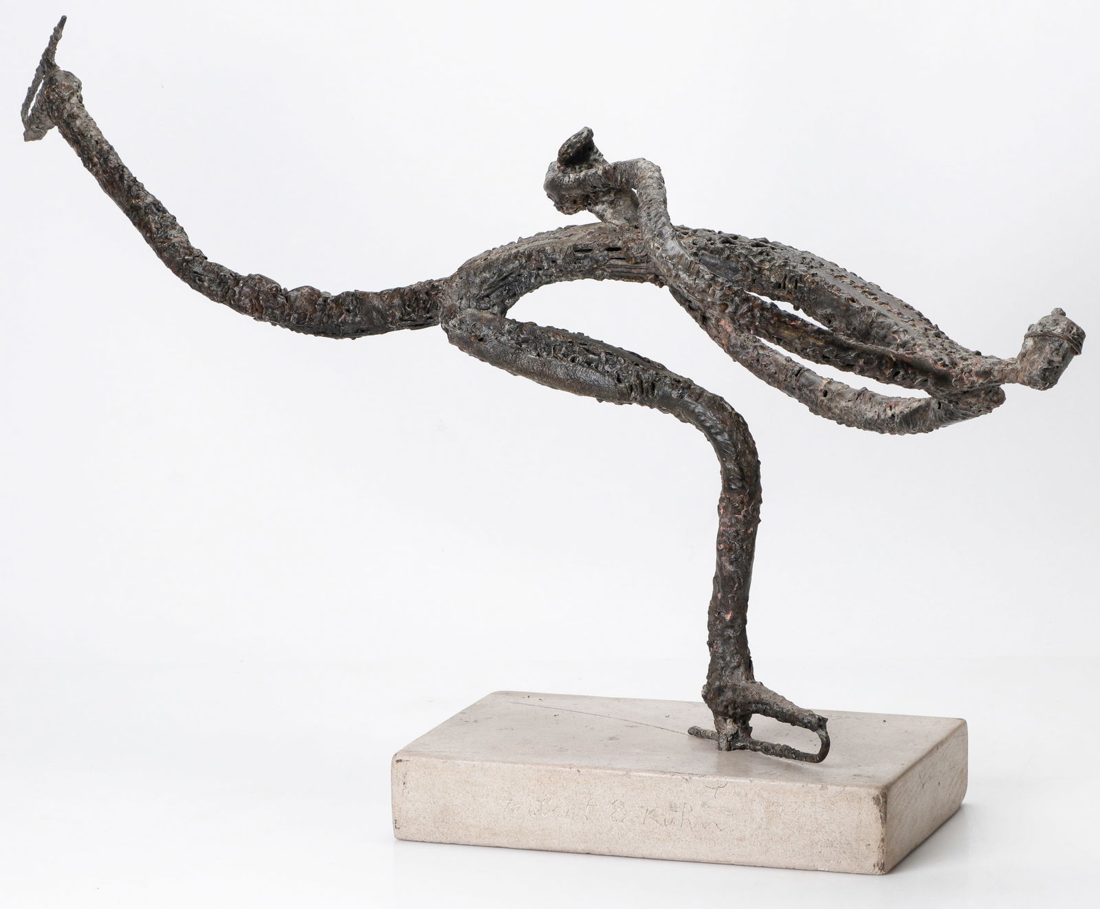 Robert Edward Kuhn (American, (1917-2000) Ice Skater, L: 38" (1 of 6)