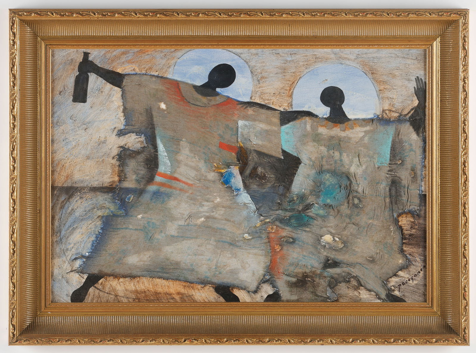 Paco Gorospe (Filipino/Philippines, 1939-2002) Mixed Media (1 of 3)