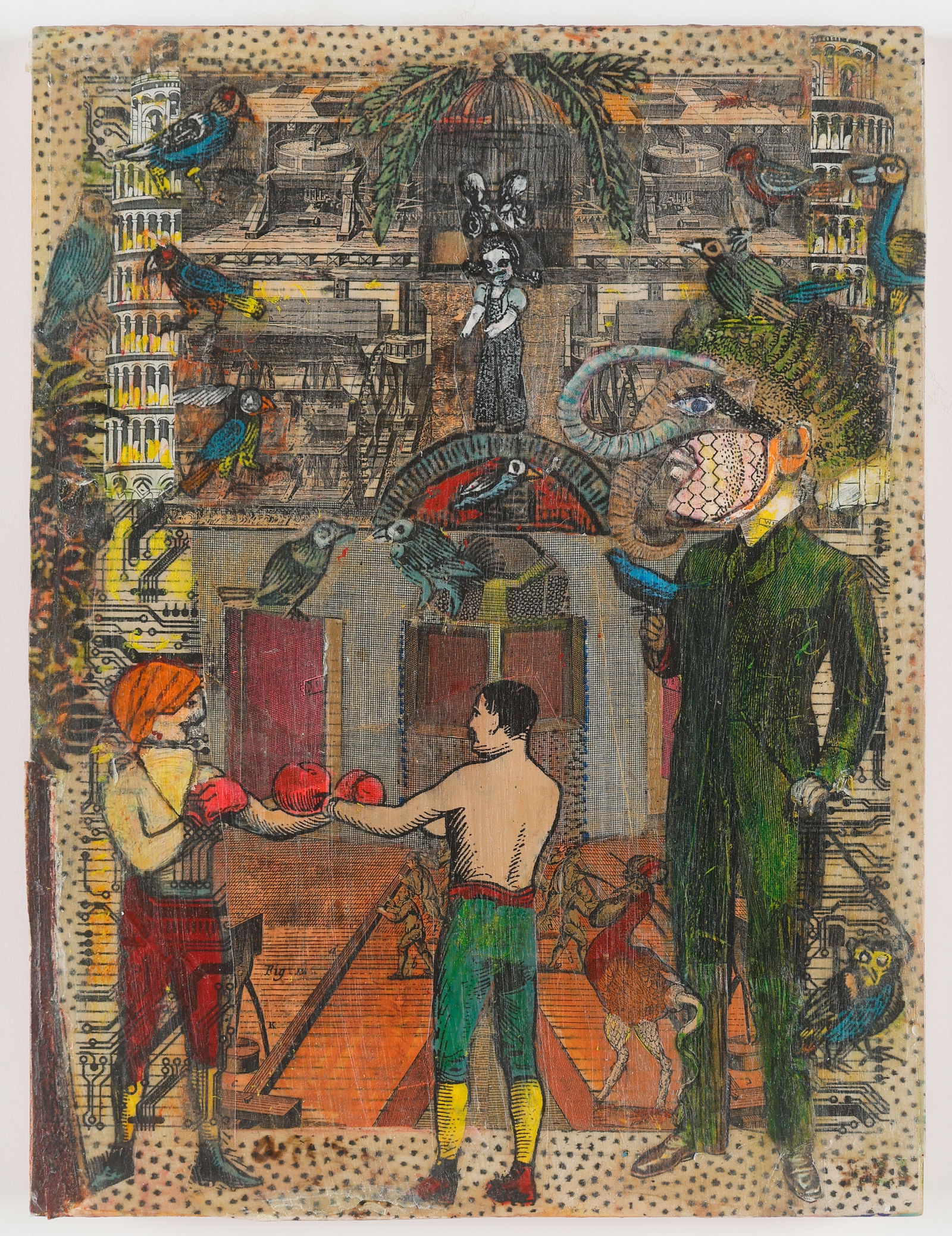 Anne Marie Grgich (American) Fight Over A Girl," 2023 (1 of 3)