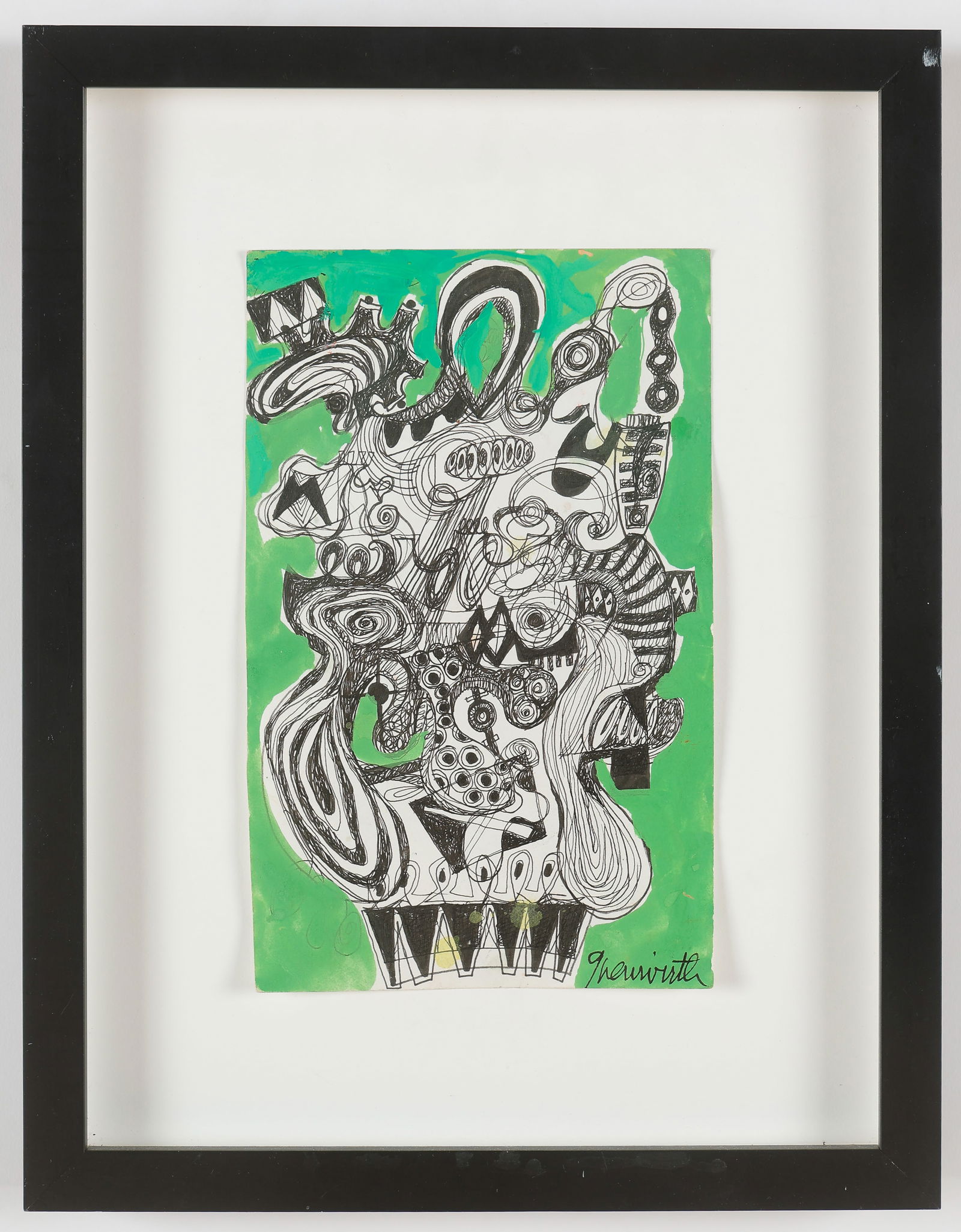 Geraldine Neuwirth (American, 20th/21st c.) "Reuniting," c. 1990 (1 of 3)