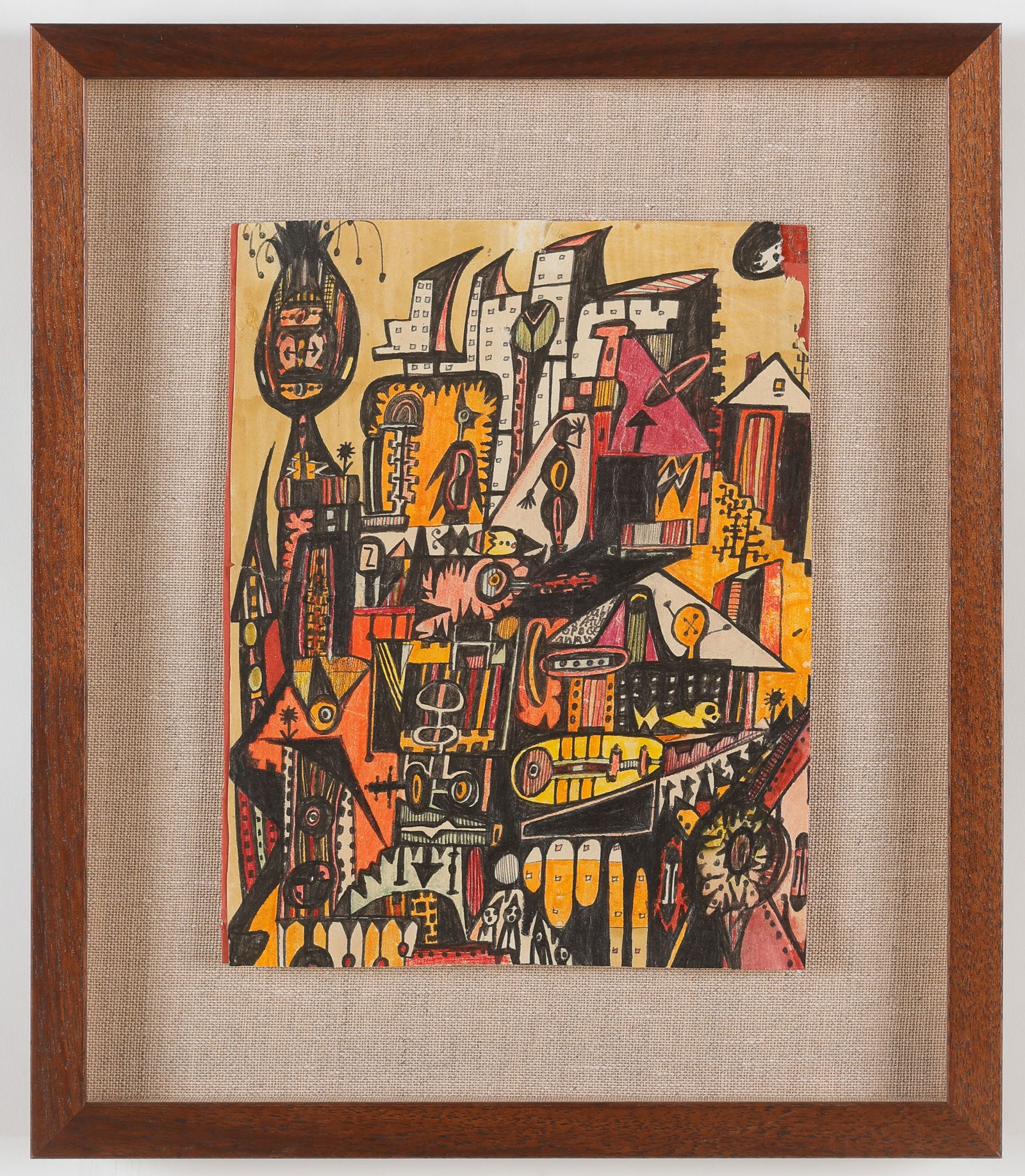 Anne Marie Grgich (American) Random Phenomena (Cityscape) (1 of 2)