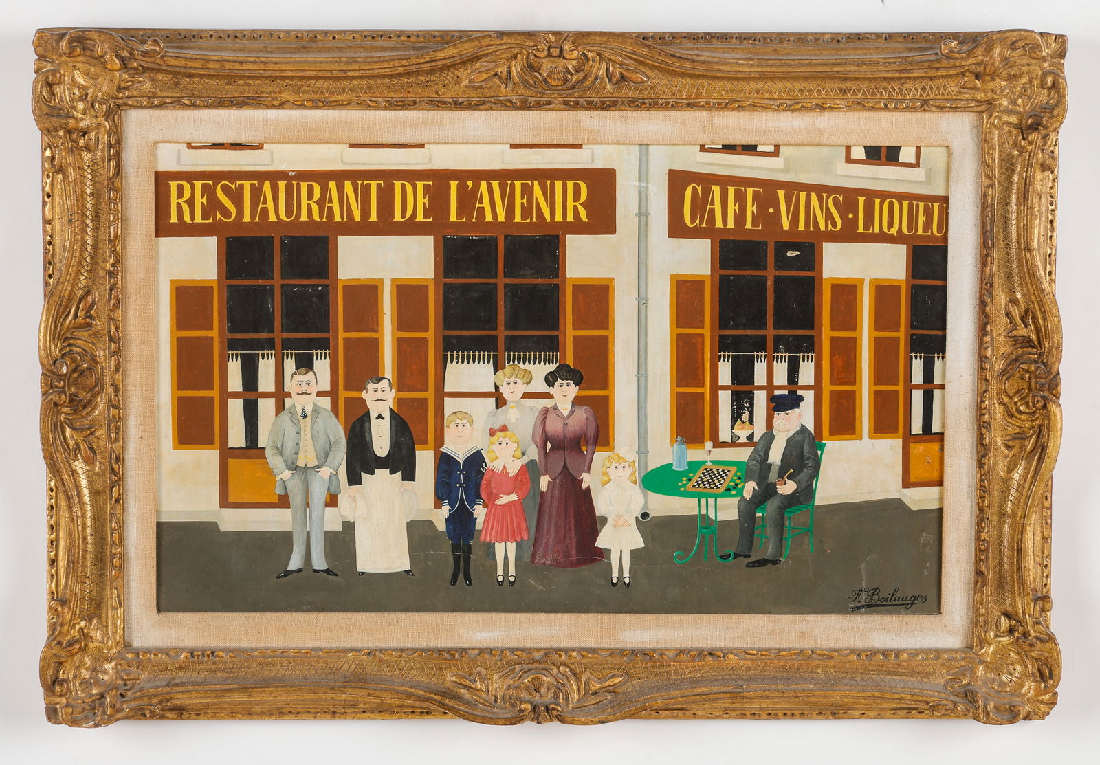 Fernand Boilauges (French/France) Restaurant De L'Avenir (1 of 3)