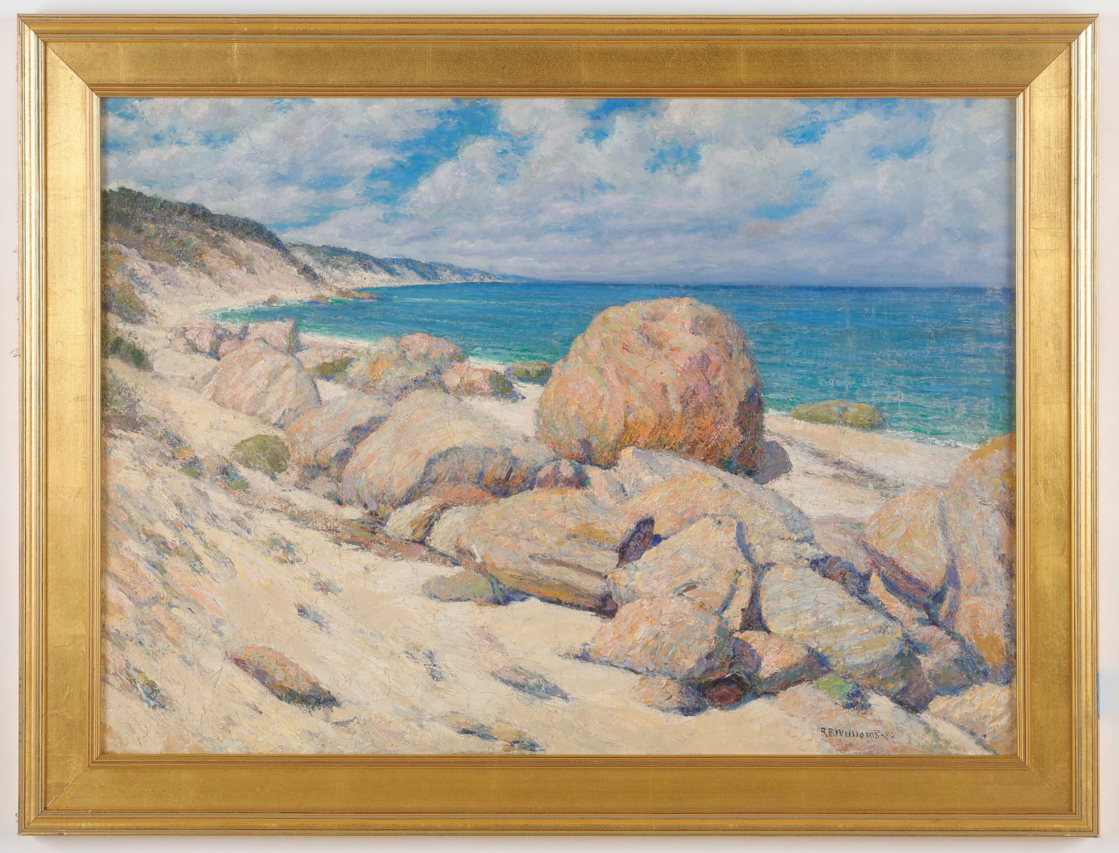 Robert F. Williams (American, 1881- 1972) "Rocky Beach, California", 1922 (1 of 3)