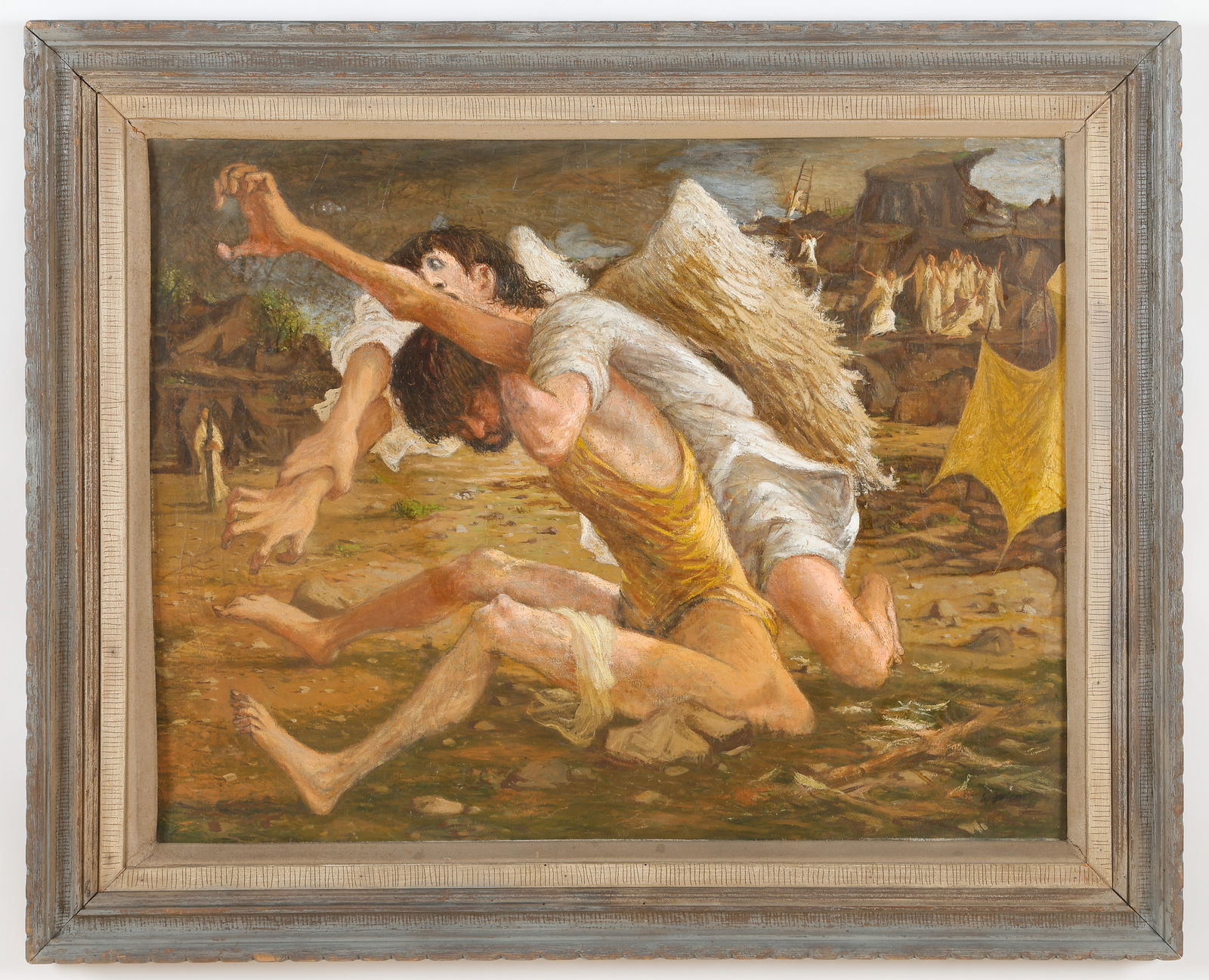 Martin Jackson (American, 1919-1986) "Jacob Wrestles The Angel," 1956 (1 of 4)