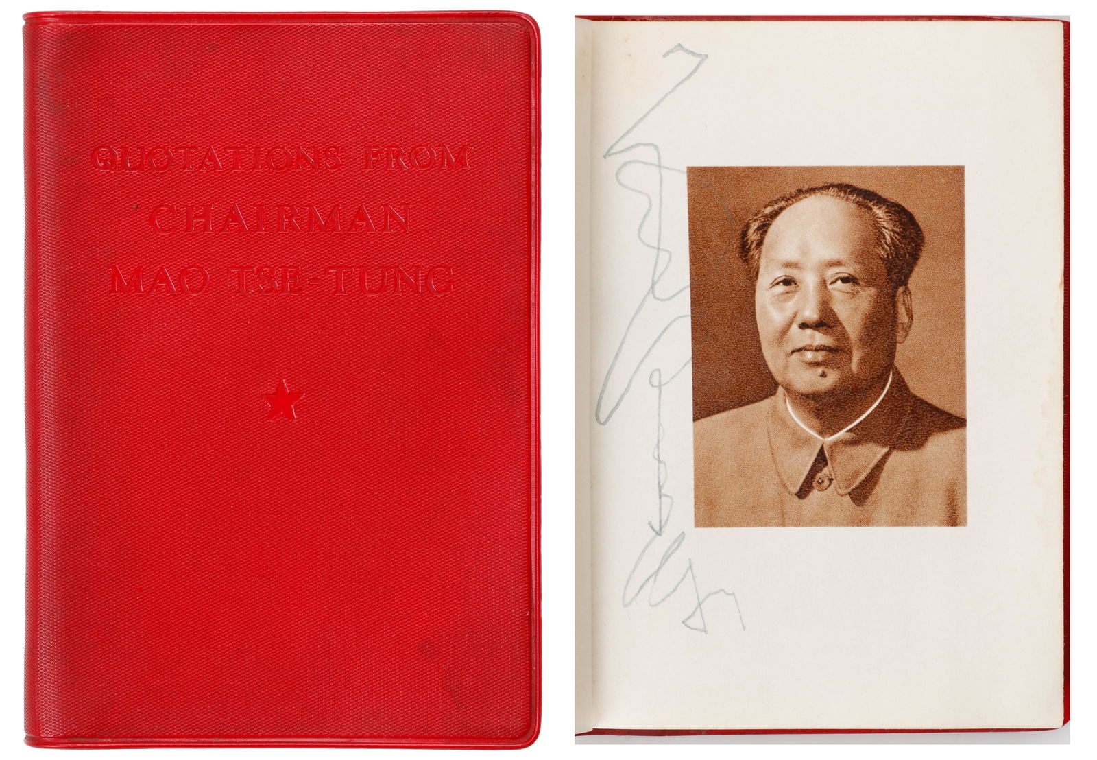 Rare Mao Zedong, Mao Zhu Xi Yu Lu / Quotations from Chairman Mao Tse-tung, Signed, First Edition, (1 of 7)