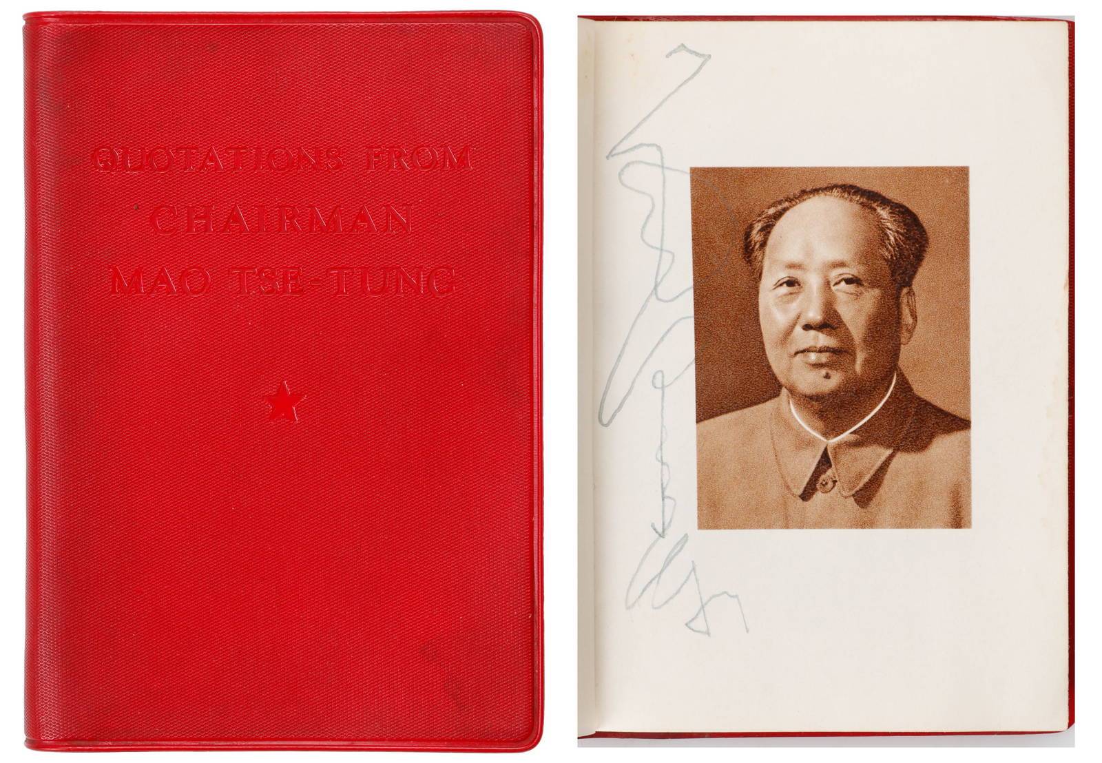 Rare Mao Zedong, Mao Zhu Xi Yu Lu / Quotations from Chairman Mao Tse-tung, Signed, First Edition,