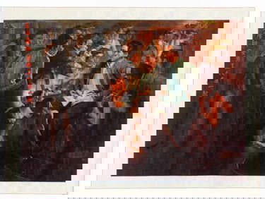 Rare Chinese Silk Woven Panel, 55" x 73"