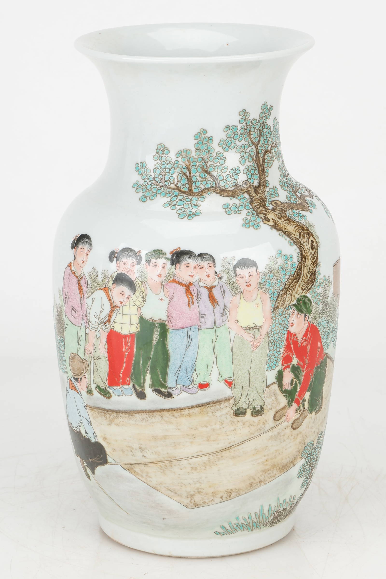 Chinese Cultural Revolution Vase, C.1969, By Zhao Hui Min (1922-1977)