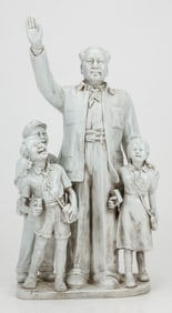 Chinese Cultural Revolution Porcelain Figural Group