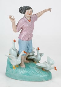 Chinese Cultural Revolution Ceramic Figure