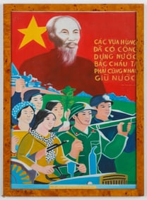 Propaganda Poster of Ho Chi Minh (1890-1969)