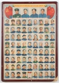 Rare Early Cultural Revolution Poster, 1953