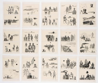 30 Original Ink And Wash Drawings For a Children's Picture Book