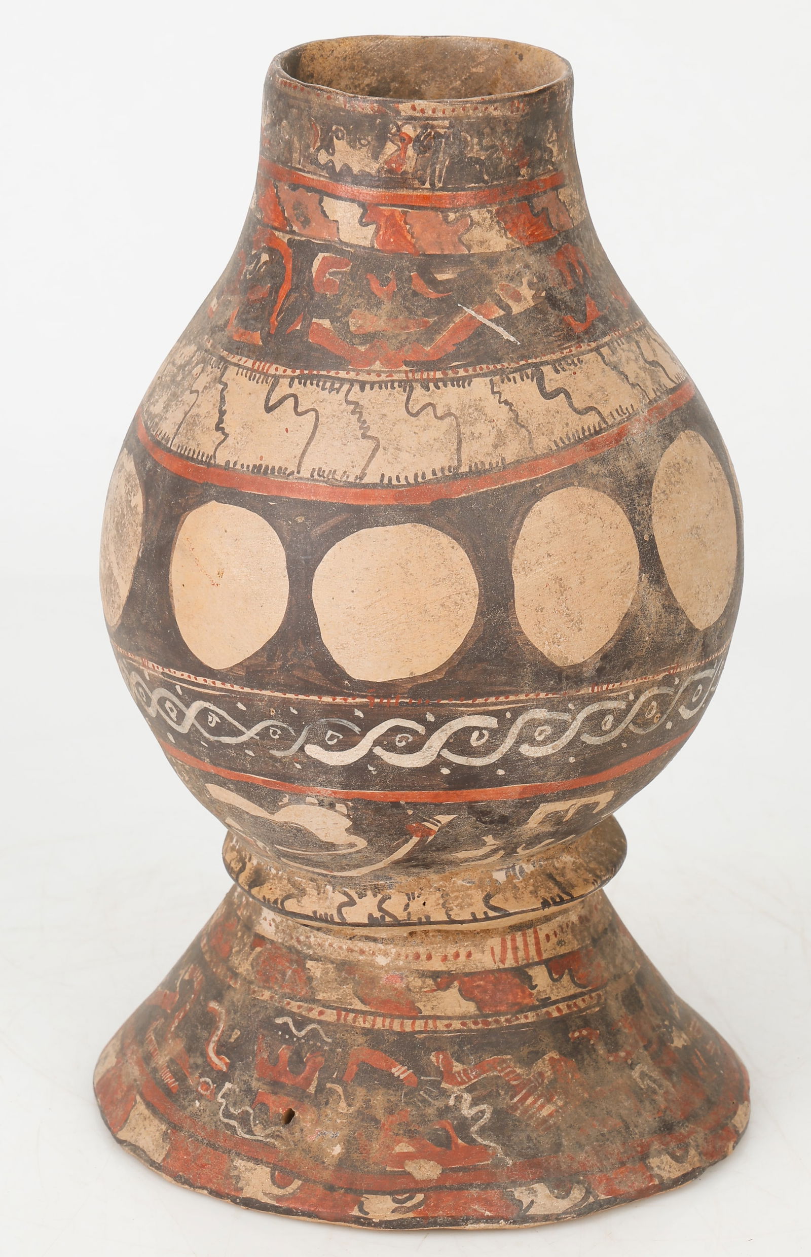 Ceramic Polychrome Urn, Costa Rica, 500 CE - 800 CE (1 of 4)