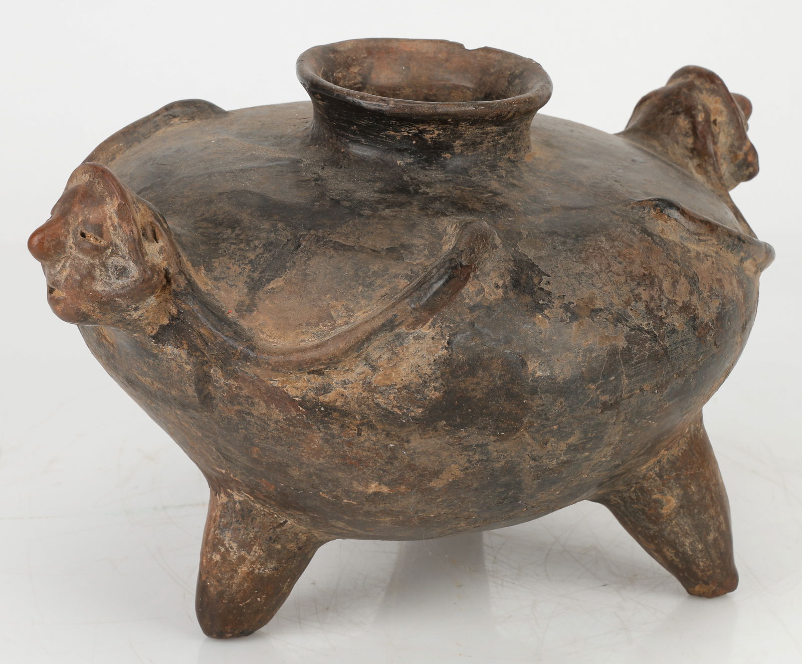 Nayarit Tripod Vessel, Mexico, 100 BCE-250 CE (1 of 5)