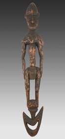Basket Hook Male Figure, Sepik River, PNG