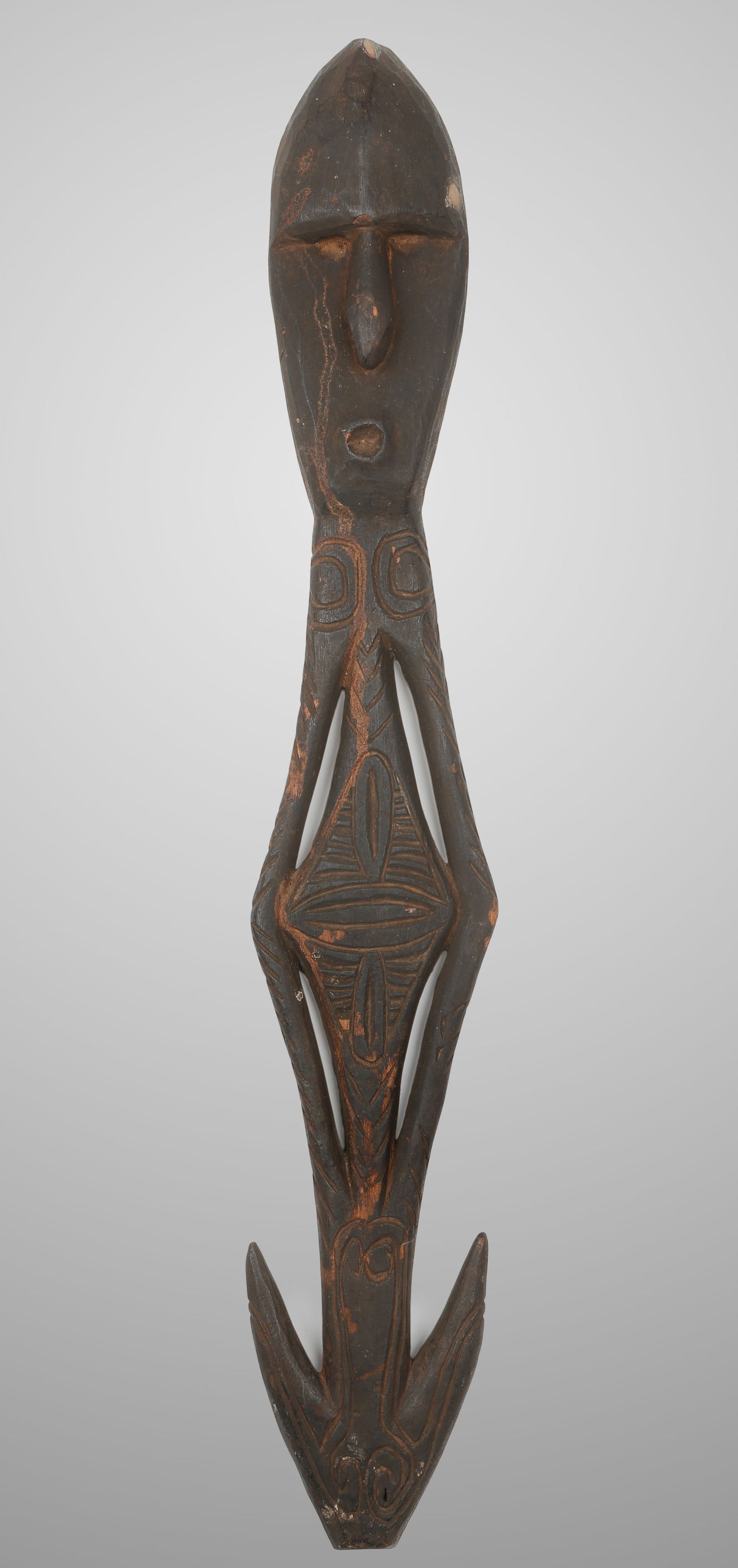 Ancestor Spirit Basket Hook, Blackwater River, PNG (1 of 3)