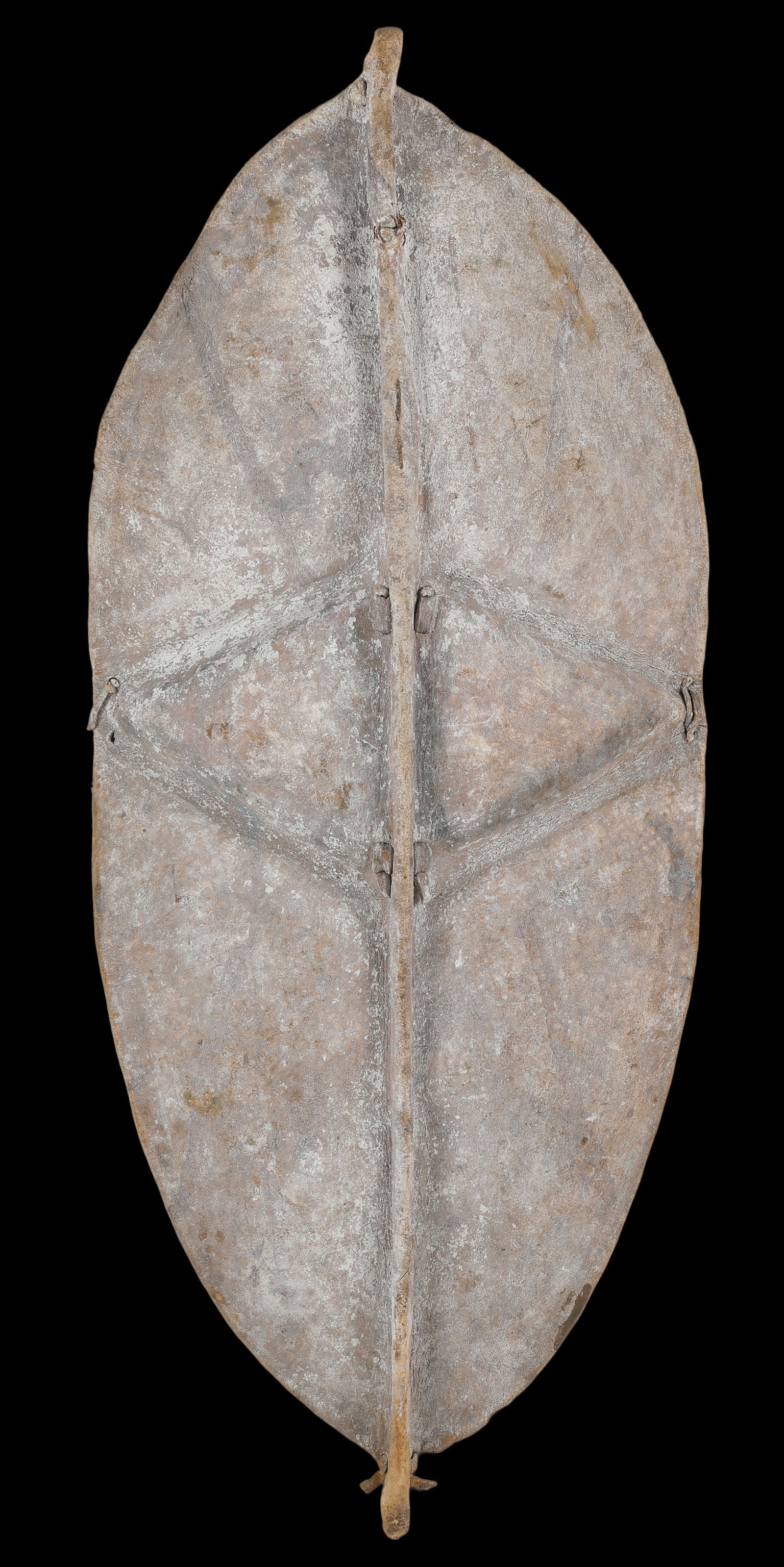 African Leather Konso Shield, Ethiopia (1 of 3)