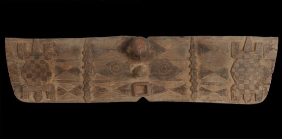 An Older Well-Used Bwa Hawk Mask, Burkina Faso